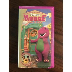 Barney - Come On Over To Barneys House - (VHS, 2000) Purple Clam Shell
